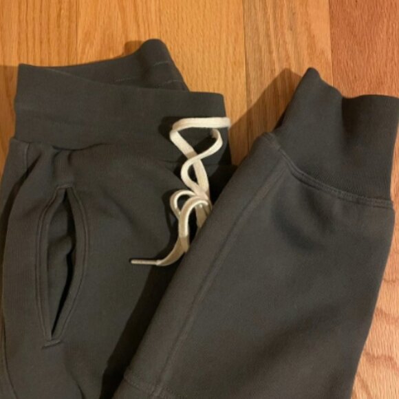 John Elliott JULIUS Slim Joggers Sweatpants Cuffed Lot 2 Pairs M Charcoal Black - Picture 3 of 10